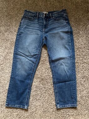 BKE Gabby Mid-Blue High-Rise Jeans